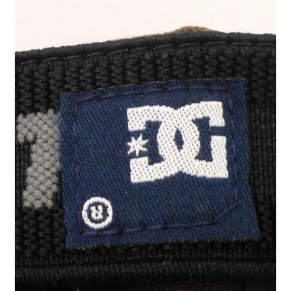 DC Shoes All Over Logo Graphics Brown Flexfit Cap L-XL - Picture 9 of 11